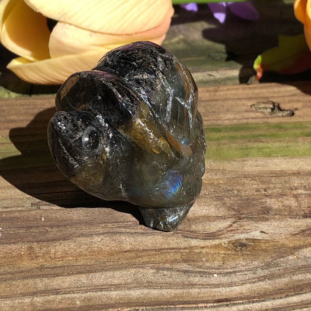 Labradorite Crystal Turtle - Picture 5 of 16